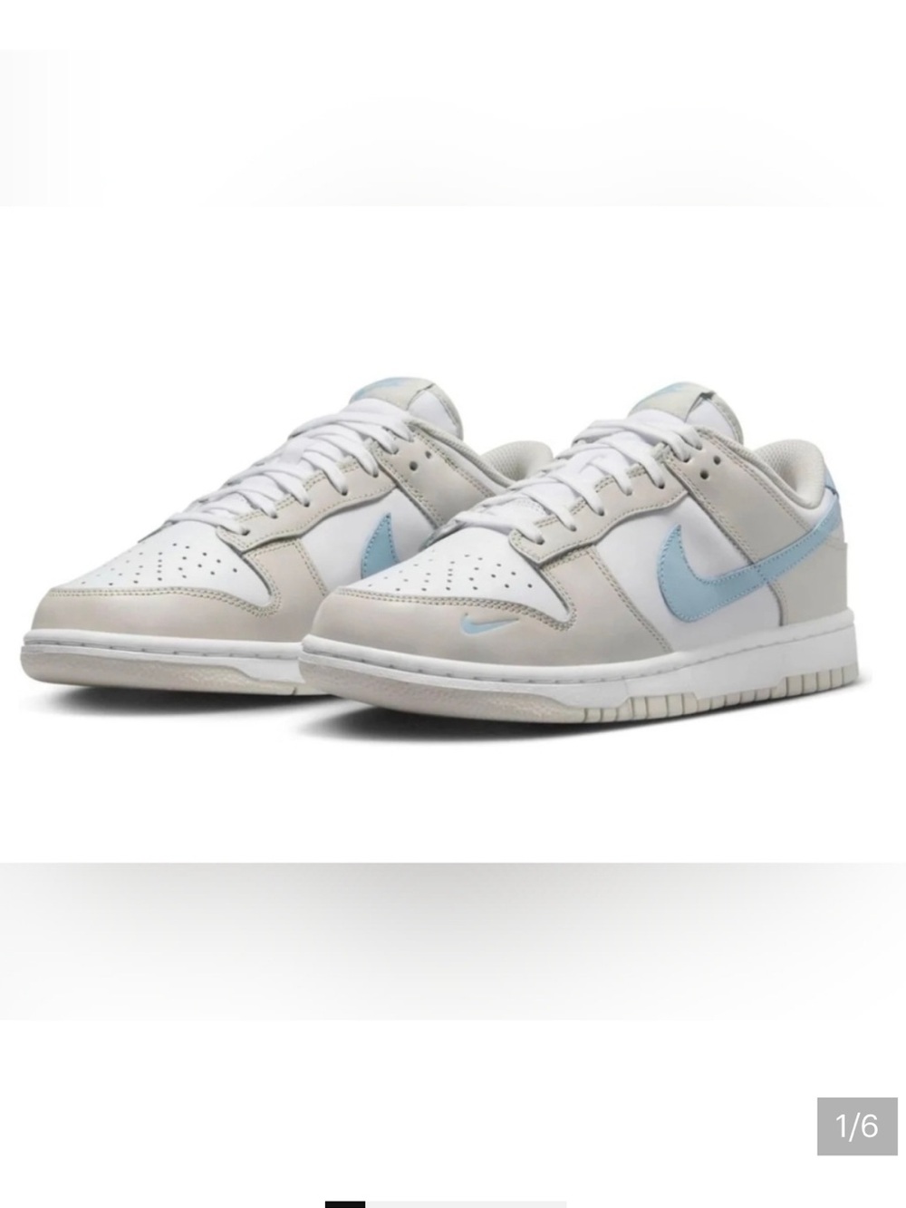 Nike Dunk Low - Light Bone/Armory Blue women’s size 9